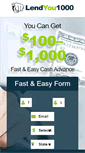 Mobile Screenshot of lendyou1000.com